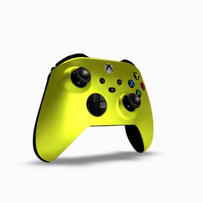 Chrome Gold Xbox Controller Left